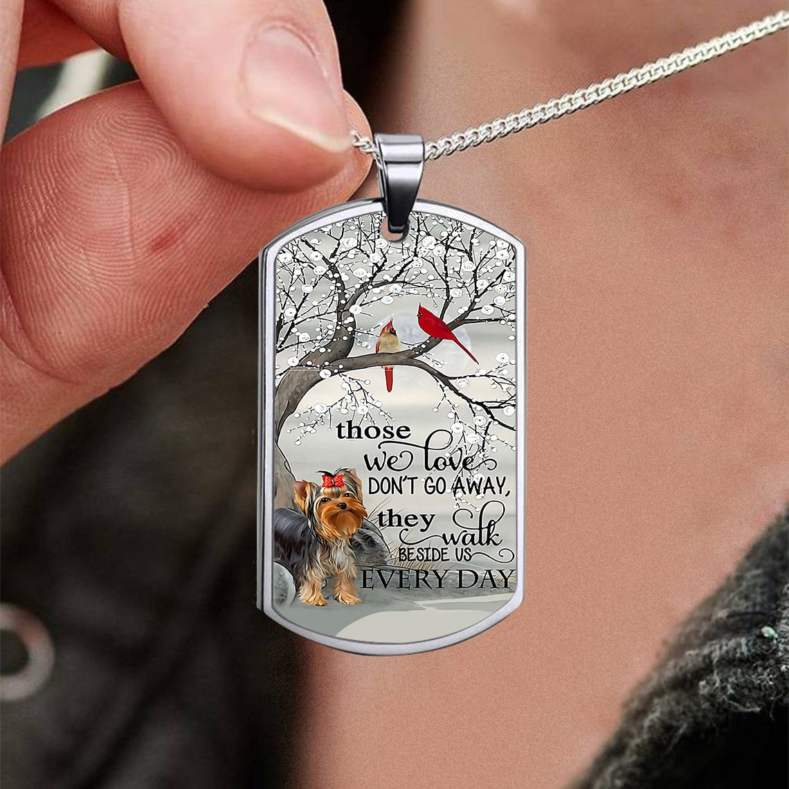 Yorkshire terrier-Never Go Away-Necklace