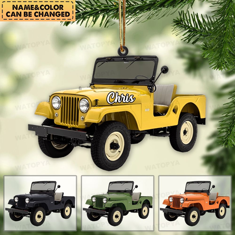 Personalized Off-Road Vehicle Ornament