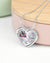 Loyalty-French Bulldog 2 Your Wings Metallic Heart Necklace