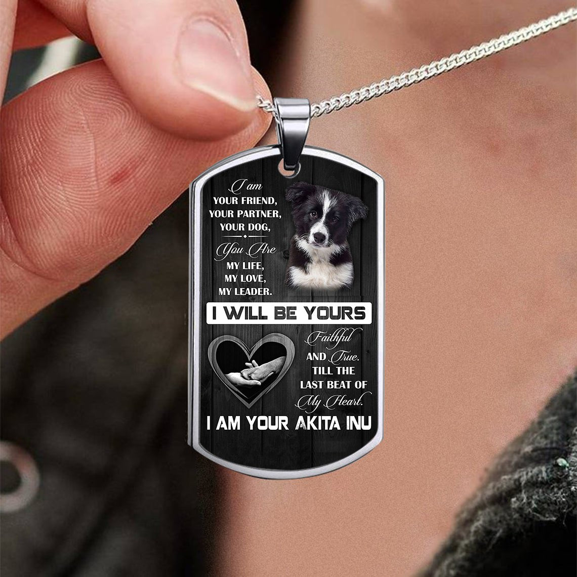 Border Collie-I will be yours-Luxury Necklace