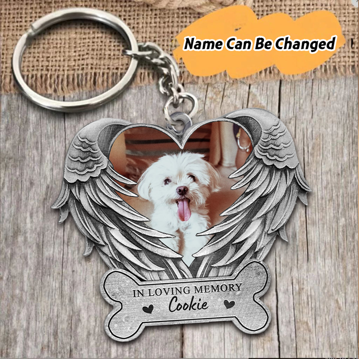 You Are Always In My Heart Personalized Dog Keychain