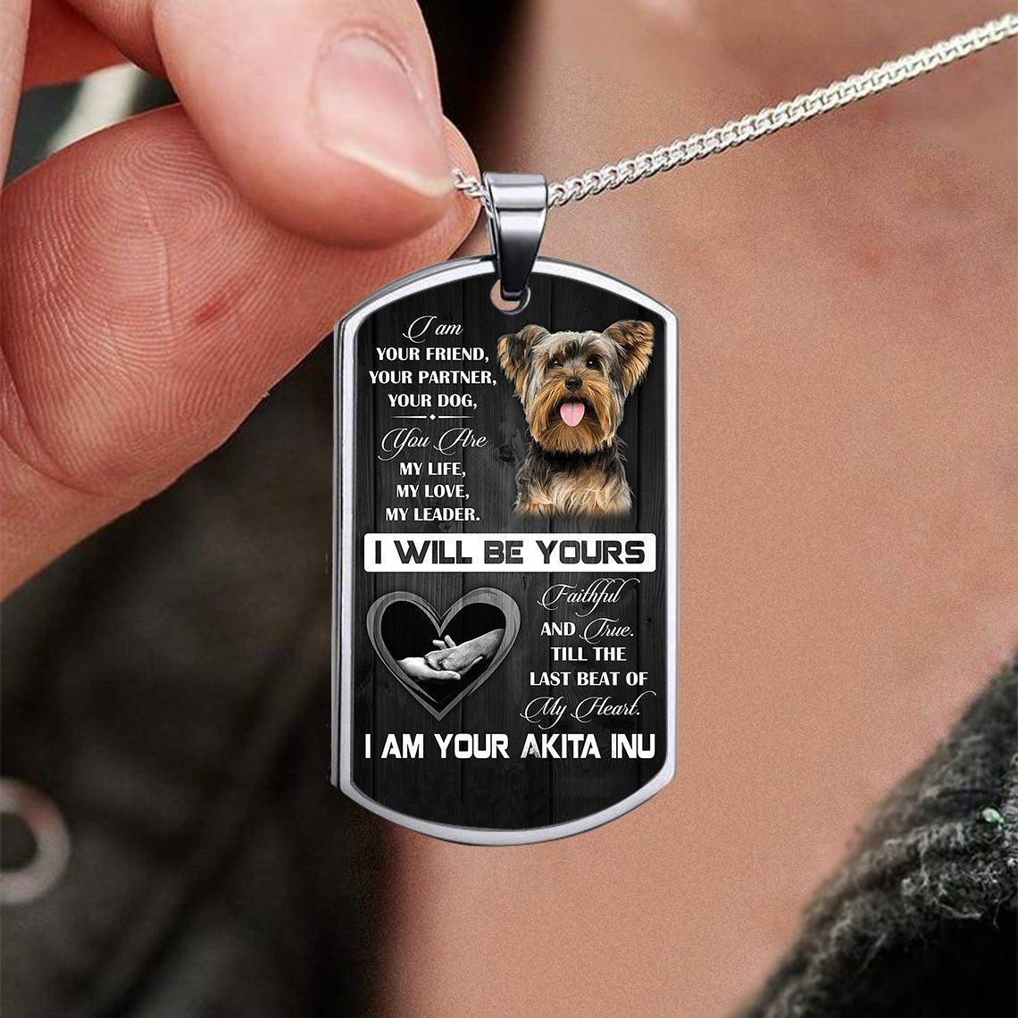 Yorkshire Terrier 1-I will be yours-Luxury Necklace